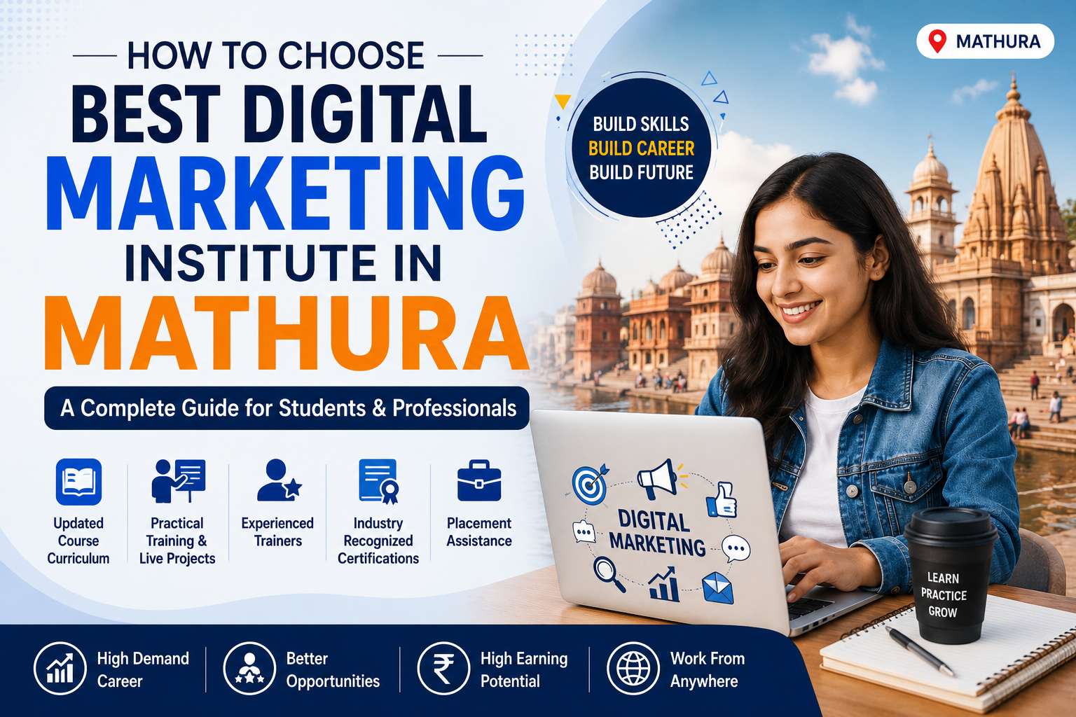 How to Choose the Best Digital Marketing Institute in Mathura? Complete Guide for Students & Professionals